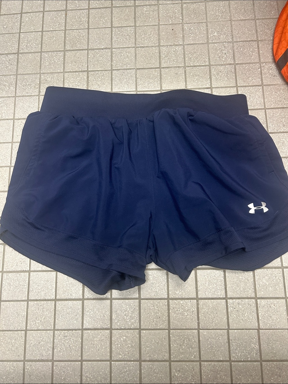 Under Armour Women's Navy Athletic Running Shorts